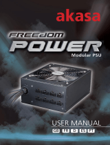 Akasa Freedom Power 1000W Manual do usuário