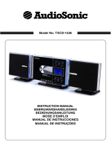 AudioSonic TXCD-1536 Manual do proprietário