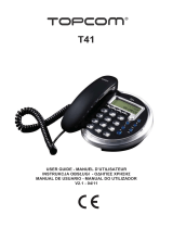 Topcom T 41 - TE 6602 Manual do proprietário