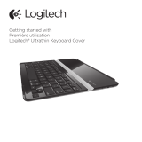 Logitech Ultrathin Keyboard Cover Manual do proprietário