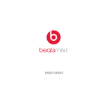 Beats Beats Mixr Wired On-Ear Headphone Manual do usuário