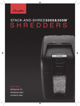 Swingline STACK-AND-SHRED 300X Manual do usuário