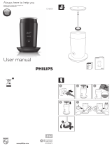 Philips Senseo CA6500/60 Milk Frother Manual do usuário