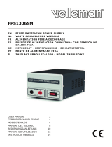 Velleman FPS1306SM Manual do usuário