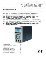 Velleman LABPS3005SM Manual do usuário