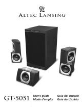 Altec Lansing GT5051 Manual do usuário