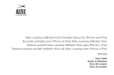 Altec Lansing inMotion Kick iMT520 Manual do usuário