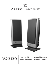 Altec Lansing VS2120 Manual do usuário