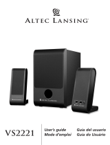 Altec Lansing XA2021 Manual do usuário