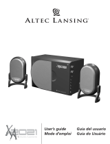 Altec Lansing XA2021 Manual do usuário