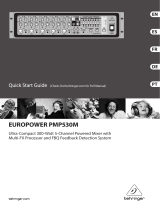 Behringer EUROPOWER PMP530M Manual do usuário
