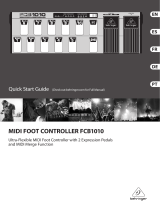 Behringer MIDI FOOT CONTROLLER FCB1010 Guia rápido