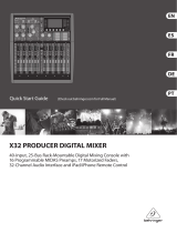 Behringer X32 DIGITAL MIXER Manual do usuário