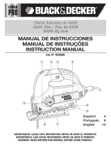 Black & Decker Linea Pro 90557135 Manual do usuário