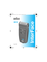 Braun 3610, InterFace Manual do usuário