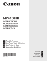 Canon MP41DHIII GB Manual do proprietário