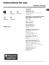 Hotpoint ARXXL105 Manual do usuário