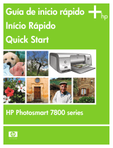 HP (Hewlett-Packard) Photosmart 7800 Printer series Manual do usuário