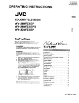 JVC AV-32WZ4EP Manual do usuário