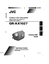 JVC GR-AX1027 Manual do usuário