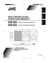 JVC CA-UXG3 Manual do usuário