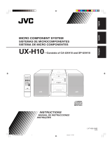 JVC UX-H10 Manual do usuário