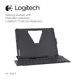 Logitech Fold-Up Keyboard 2 Manual do usuário