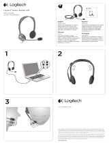 Logitech Stereo Headset H110 Manual do usuário