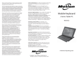 Motion Computing Mobile Keyboard J-Series Manual do usuário