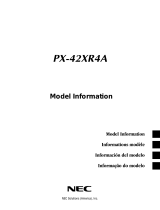 NEC PX-42XR4A Manual do usuário