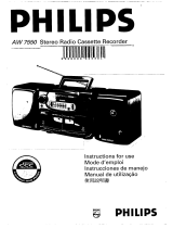Philips AW 7550/01 Manual do usuário