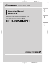 Pioneer DEH-3850MPH Manual do usuário