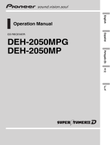 Pioneer DEH-2050MP Manual do usuário