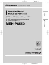 Pioneer MEH-P6550 Manual do usuário