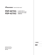 Pioneer PureVision PDP-507XG Manual do usuário