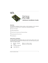 SEH Computertechnik SEH PS1109 Manual do usuário