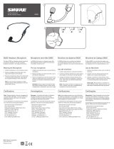 Shure SM35-XLR Performance Headset Condenser Microphone Manual do usuário