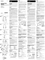Sony PFR-V1 Manual do usuário