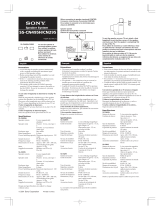 Sony SS-CN295 Manual do usuário