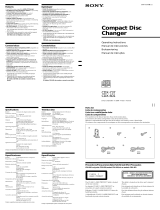 Sony CDX-737 Manual do usuário