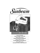 Sunbeam DELUXE MIXMASTER 2484 Manual do usuário