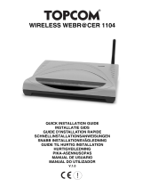 Topcom Wireless Webracer 1104 Manual do usuário