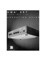 Peavey UMA 35T Utility Mixer/Amplifier Manual do usuário