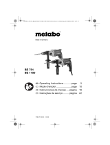 Metabo BE 751 Instruções de operação
