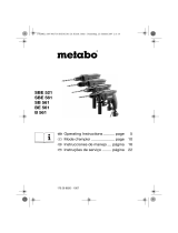 Metabo BE 561 Instruções de operação