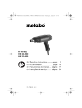 Metabo H 16-500 Guia de usuario