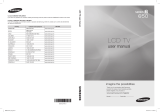 Samsung LN40C650L1M Manual do usuário