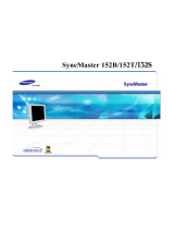 Samsung SYNCMASTER152T Manual do usuário