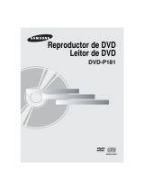 Samsung DVD-P181 Manual do usuário