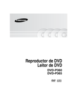 Samsung DVD-P360 Manual do usuário
